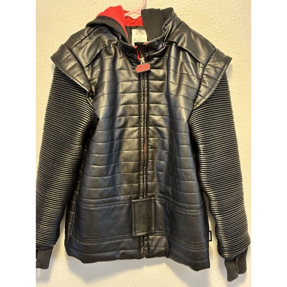 Star Wars Jacket Youth Sz 7-8 Black Hooded Return Of The Jedi Kylo Ren‎ Disney - Picture 1 of 6